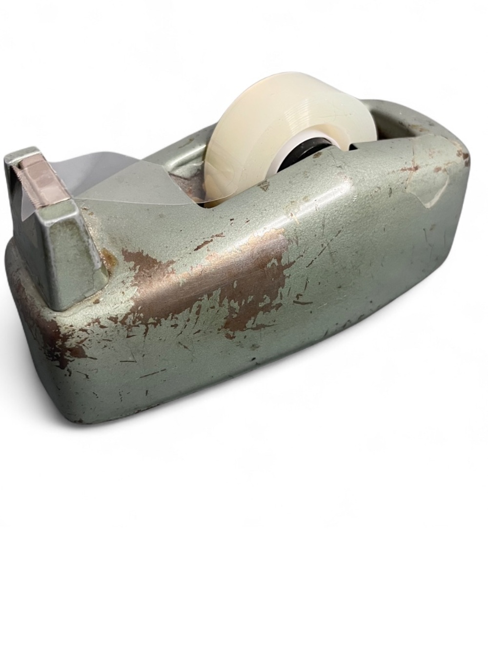Vintage Scotch Tape Dispenser C-20 Industrial Steel 3M Art Decor Distressed MCM